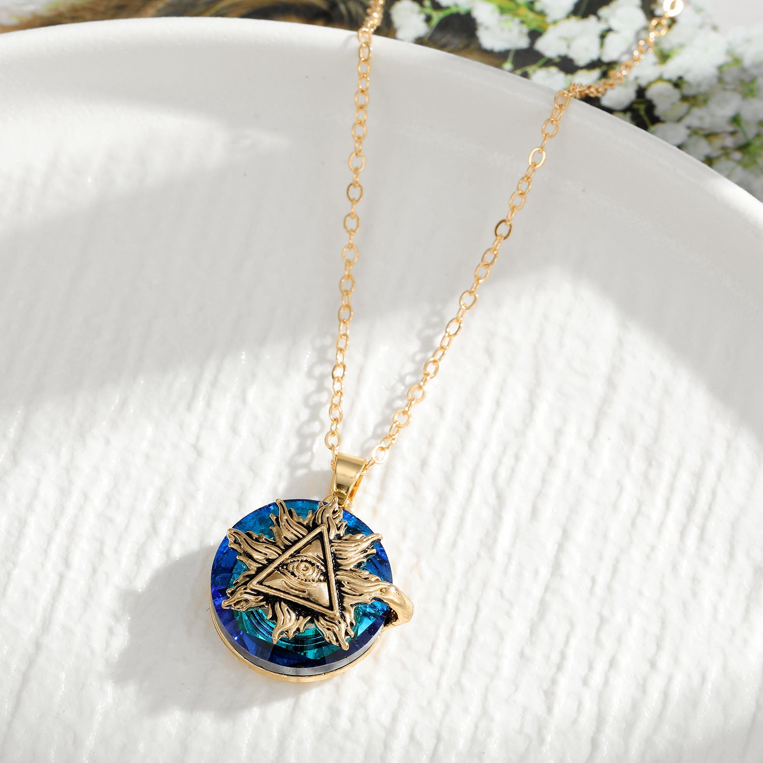Devil's Eye High-end Blue Eyes Collarbone Chain