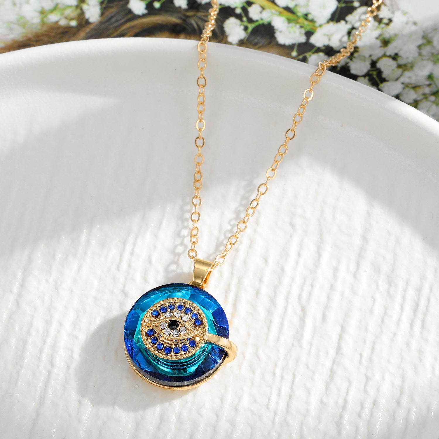 Devil's Eye High-end Blue Eyes Collarbone Chain