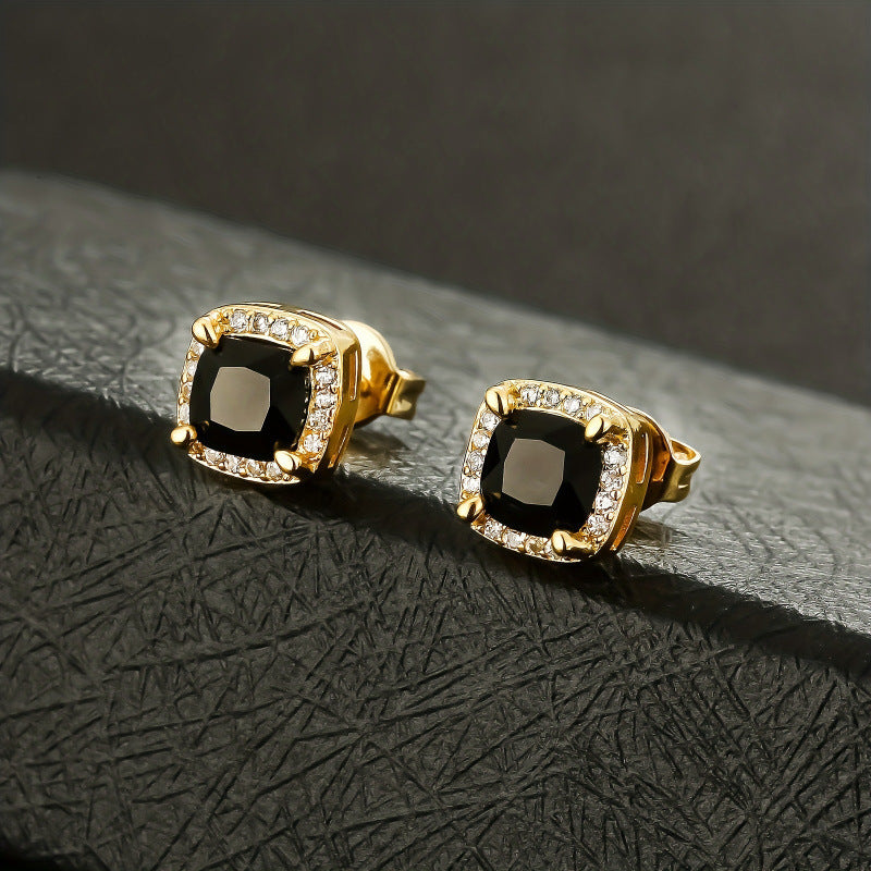 Square Retro Stylish Versatile Earrings