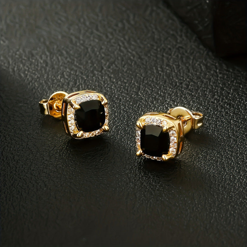 Square Retro Stylish Versatile Earrings