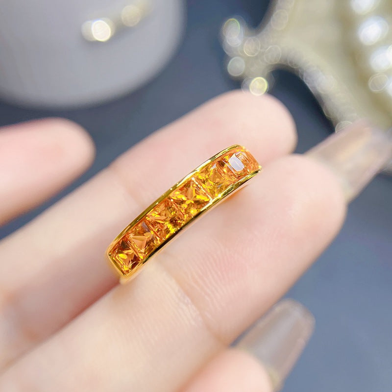 Natural Citrine Ring For Women