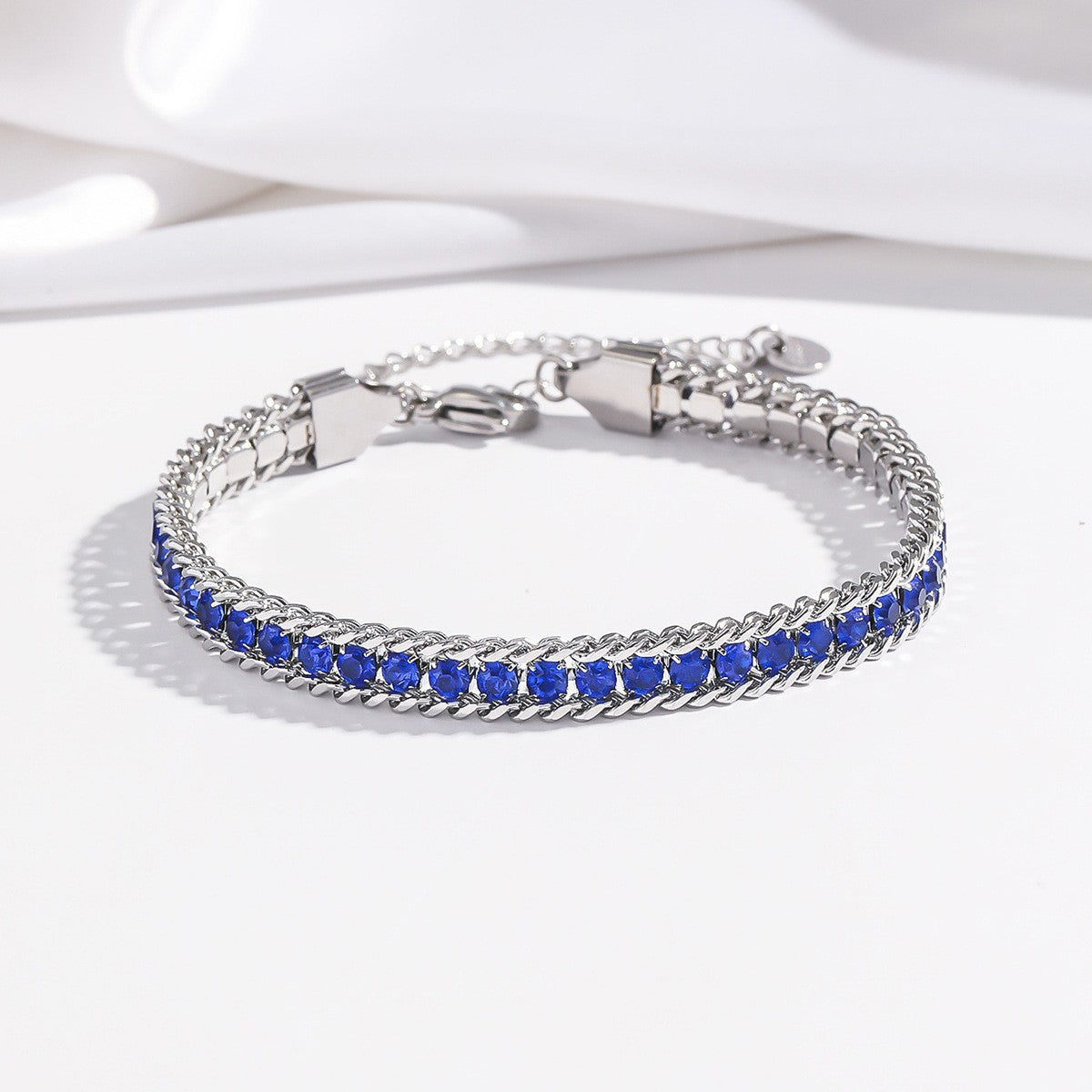 Women's Full Diamond Fashion Minimalist Design Bracelet