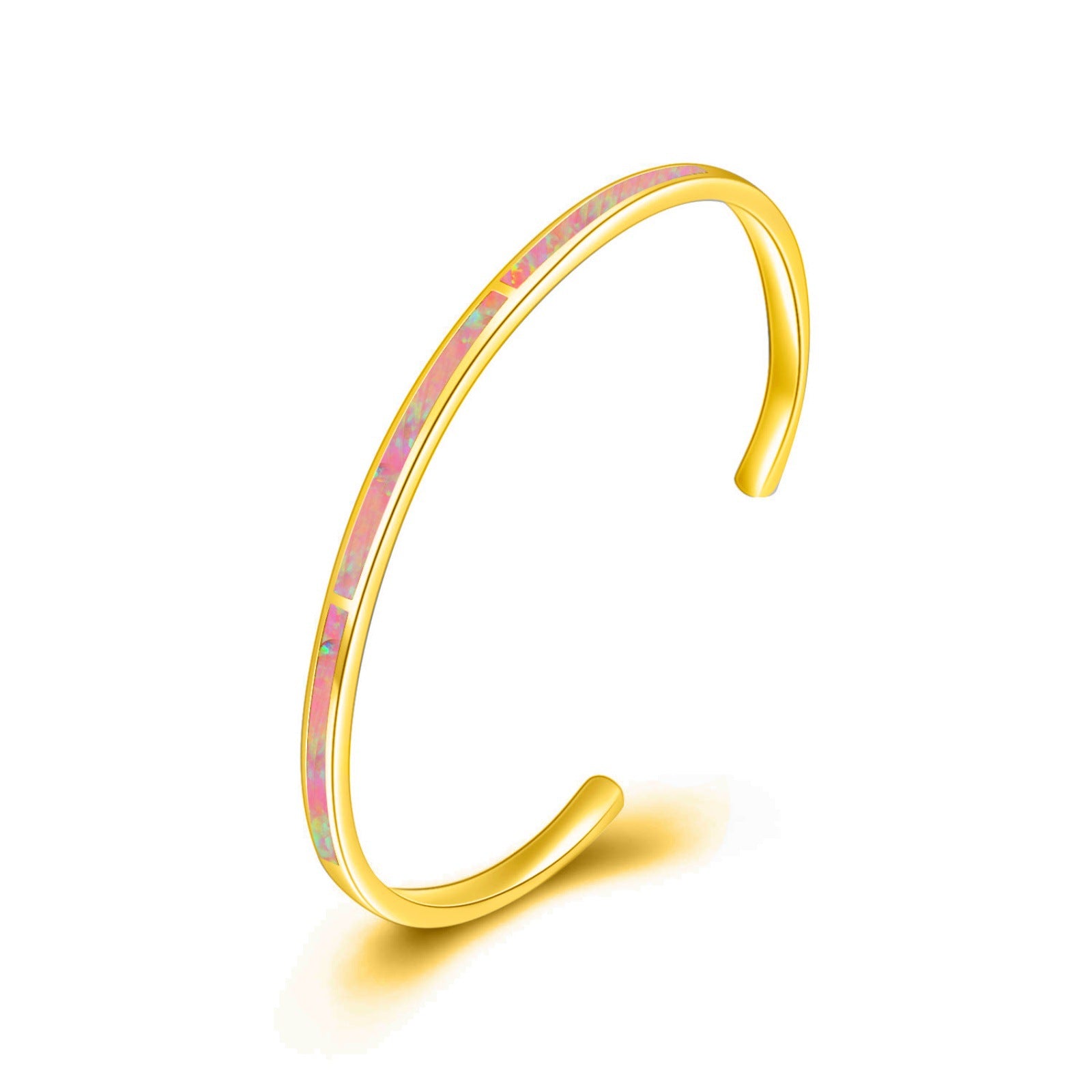 Opal Hawaiian Style Surfing Wave Pattern Bracelet