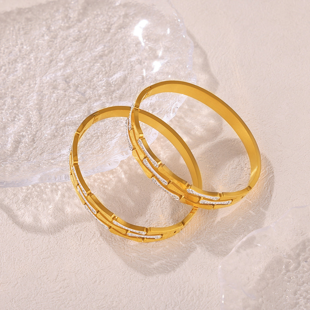 Hollow Splicing Casual Bracelet For Women