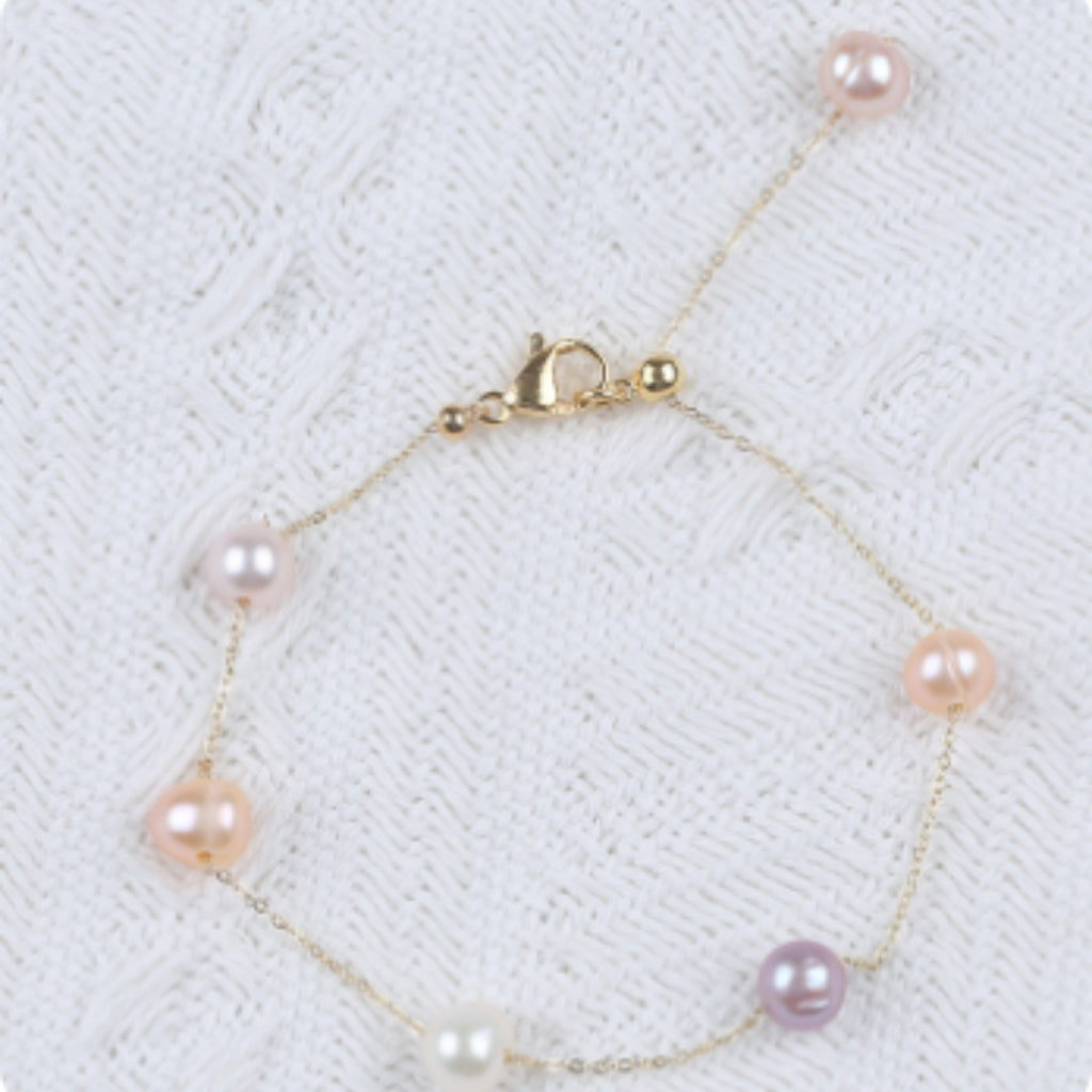 Women's Bracelets Natural Freshwater Pearls Wholesale Jewelry