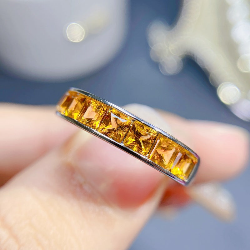 Natural Citrine Ring For Women