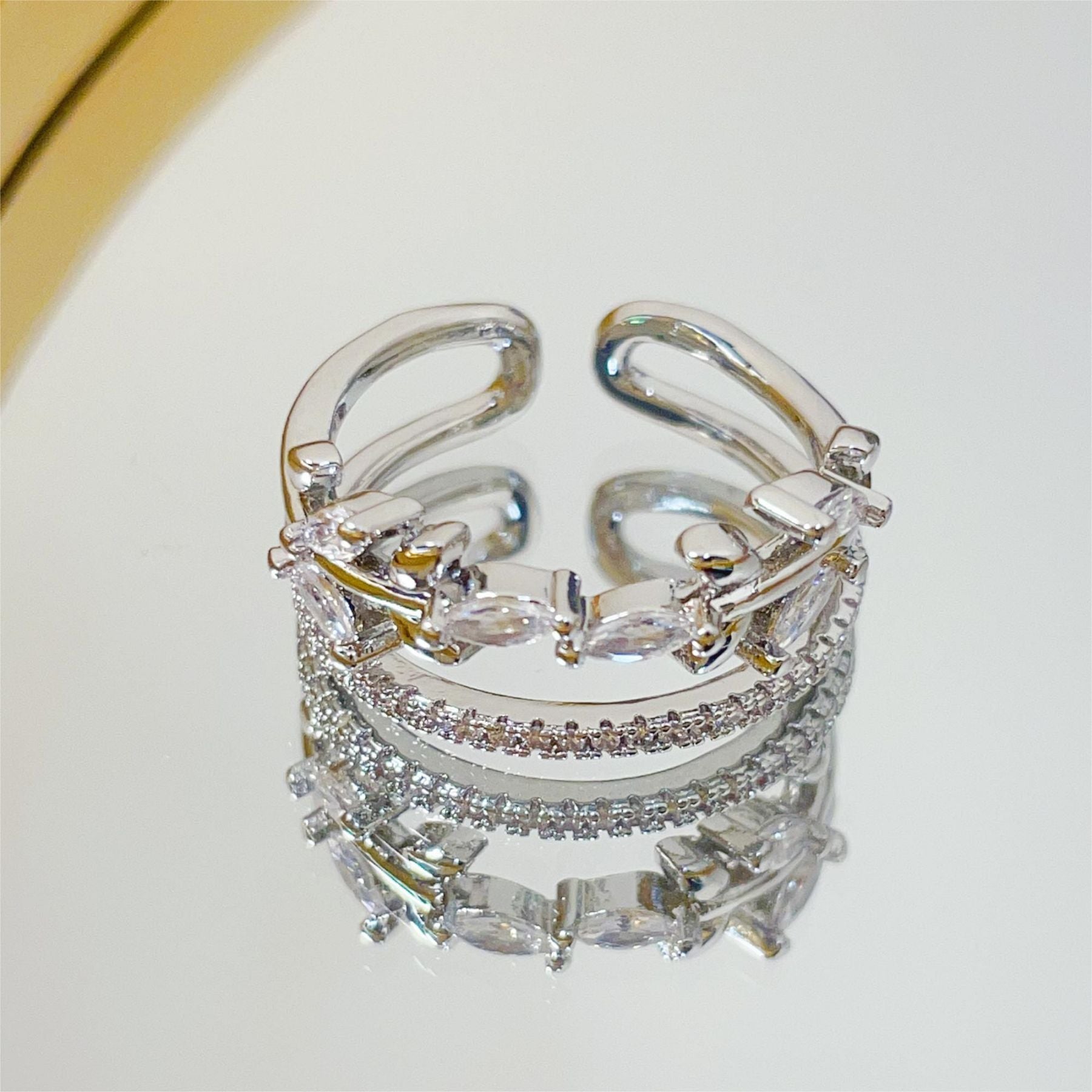 Women's Versatile Fashion Japanese And Korean Style Leaf Ring